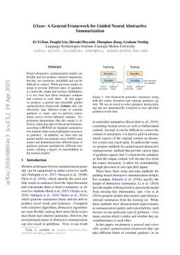 GSum: A General Framework for Guided Neural Abstractive Summarization