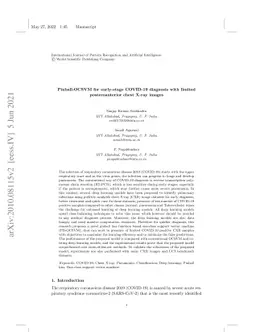 Pinball-OCSVM for early-stage COVID-19 diagnosis with limited
  posteroanterior chest X-ray images