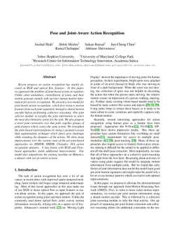 Pose And Joint-Aware Action Recognition