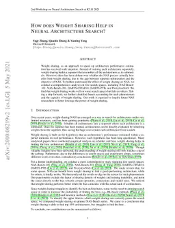 How Does Supernet Help in Neural Architecture Search?