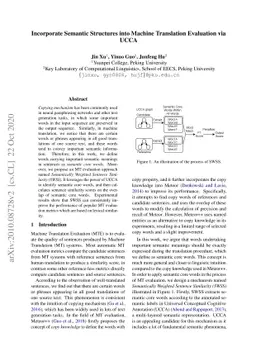 Incorporate Semantic Structures into Machine Translation Evaluation via
  UCCA