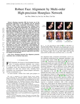 Robust Face Alignment by Multi-order High-precision Hourglass Network