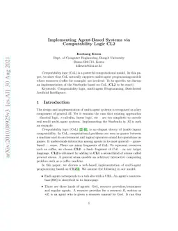 Implementing Agent-Based Systems via Computability Logic CL2