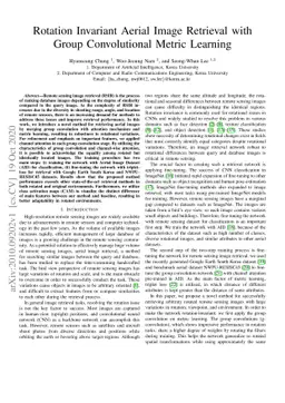 Rotation Invariant Aerial Image Retrieval with Group Convolutional
  Metric Learning