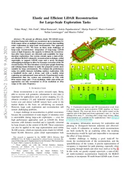 Elastic and Efficient LiDAR Reconstruction for Large-Scale Exploration
  Tasks