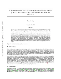 Comprehensive evaluation of no-reference image quality assessment
  algorithms on KADID-10k database