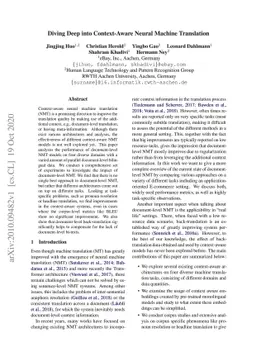 Diving Deep into Context-Aware Neural Machine Translation