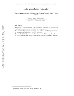 Data Assimilation Networks