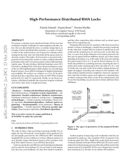 High-Performance Distributed RMA Locks