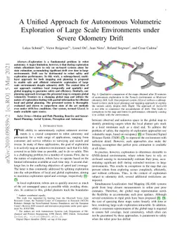 A Unified Approach for Autonomous Volumetric Exploration of Large Scale
  Environments under Severe Odometry Drift