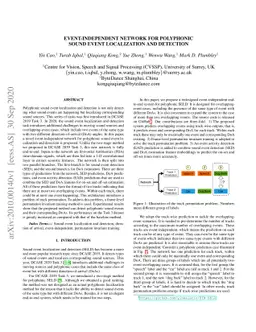 Event-Independent Network for Polyphonic Sound Event Localization and
  Detection