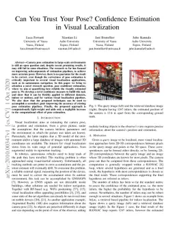 Can You Trust Your Pose? Confidence Estimation in Visual Localization