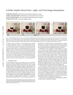 X-Fields: Implicit Neural View-, Light- and Time-Image Interpolation