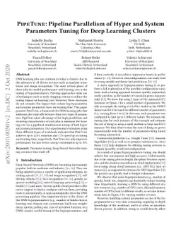 PipeTune: Pipeline Parallelism of Hyper and System Parameters Tuning for
  Deep Learning Clusters