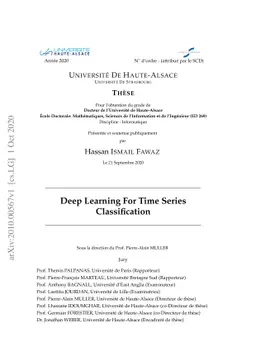 Deep learning for time series classification