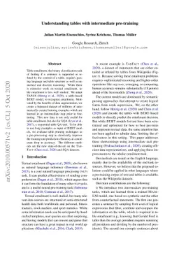 Understanding tables with intermediate pre-training