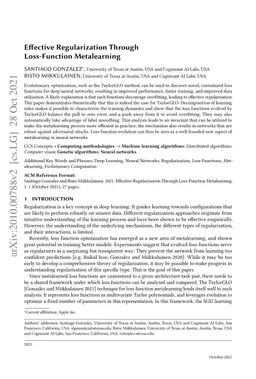 Effective Regularization Through Loss-Function Metalearning