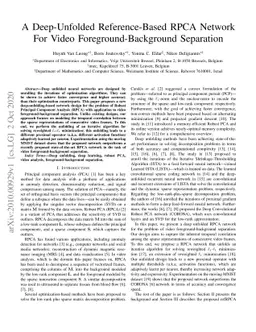A Deep-Unfolded Reference-Based RPCA Network For Video
  Foreground-Background Separation