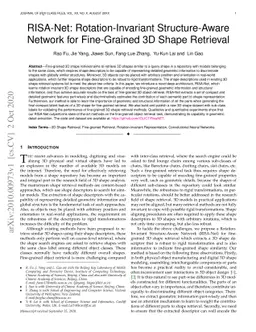 RISA-Net: Rotation-Invariant Structure-Aware Network for Fine-Grained 3D
  Shape Retrieval