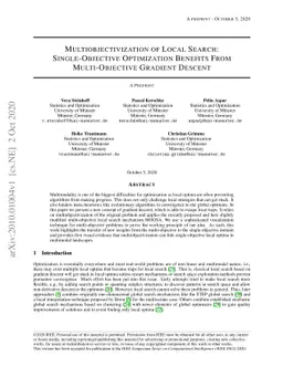 Multiobjectivization of Local Search: Single-Objective Optimization
  Benefits From Multi-Objective Gradient Descent