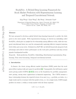 Stock2Vec: A Hybrid Deep Learning Framework for Stock Market Prediction
  with Representation Learning and Temporal Convolutional Network