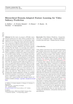 Hierarchical Domain-Adapted Feature Learning for Video Saliency
  Prediction