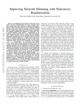 Improving Network Slimming with Nonconvex Regularization
