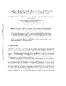 MagGAN: High-Resolution Face Attribute Editing with Mask-Guided
  Generative Adversarial Network