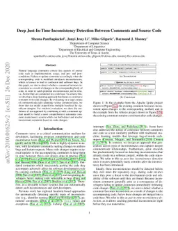 Deep Just-In-Time Inconsistency Detection Between Comments and Source
  Code