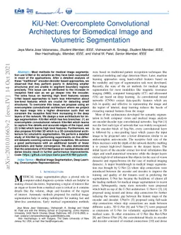 KiU-Net: Overcomplete Convolutional Architectures for Biomedical Image
  and Volumetric Segmentation
