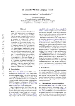 On Losses for Modern Language Models