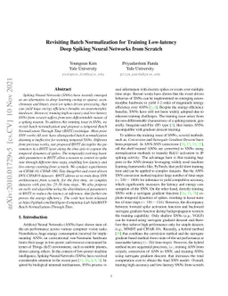 Revisiting Batch Normalization for Training Low-latency Deep Spiking
  Neural Networks from Scratch