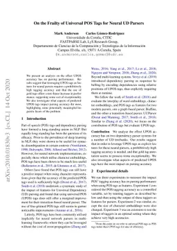 On the Frailty of Universal POS Tags for Neural UD Parsers