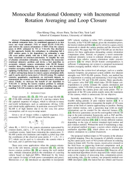Monocular Rotational Odometry with Incremental Rotation Averaging and
  Loop Closure