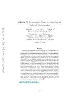 MIMOSA: Multi-constraint Molecule Sampling for Molecule Optimization