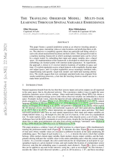 The Traveling Observer Model: Multi-task Learning Through Spatial
  Variable Embeddings