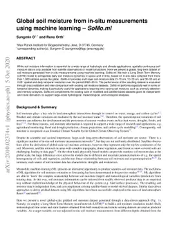 Global soil moisture from in-situ measurements using machine learning --
  SoMo.ml