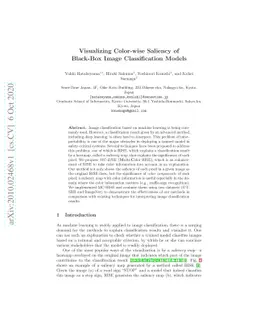 Visualizing Color-wise Saliency of Black-Box Image Classification Models