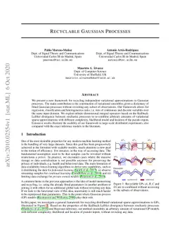 Recyclable Gaussian Processes