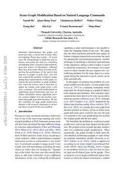 Scene Graph Modification Based on Natural Language Commands
