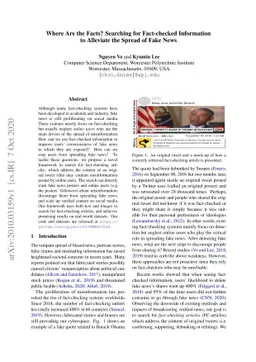 Where Are the Facts? Searching for Fact-checked Information to Alleviate
  the Spread of Fake News