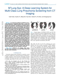 M3Lung-Sys: A Deep Learning System for Multi-Class Lung Pneumonia
  Screening from CT Imaging