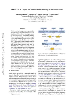 COMETA: A Corpus for Medical Entity Linking in the Social Media