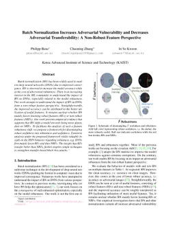 Batch Normalization Increases Adversarial Vulnerability and Decreases
  Adversarial Transferability: A Non-Robust Feature Perspective