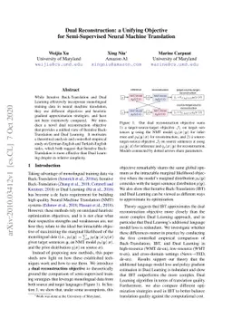 Dual Reconstruction: a Unifying Objective for Semi-Supervised Neural
  Machine Translation