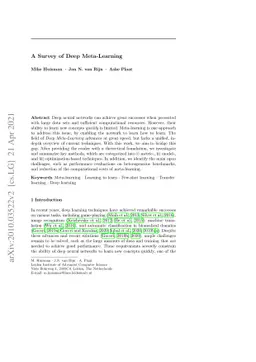 A Survey of Deep Meta-Learning