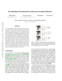 Revisiting Batch Normalization for Improving Corruption Robustness