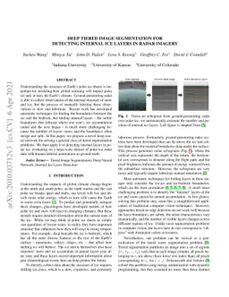 Deep Tiered Image Segmentation For Detecting Internal Ice Layers in
  Radar Imagery