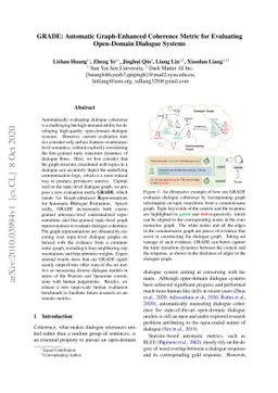 GRADE: Automatic Graph-Enhanced Coherence Metric for Evaluating
  Open-Domain Dialogue Systems