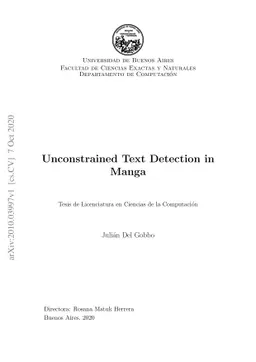 Unconstrained Text Detection in Manga